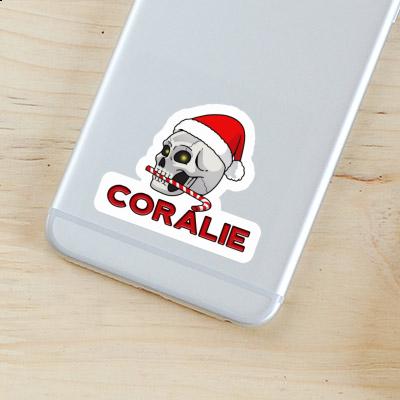 Sticker Christmas Skull Coralie Gift package Image