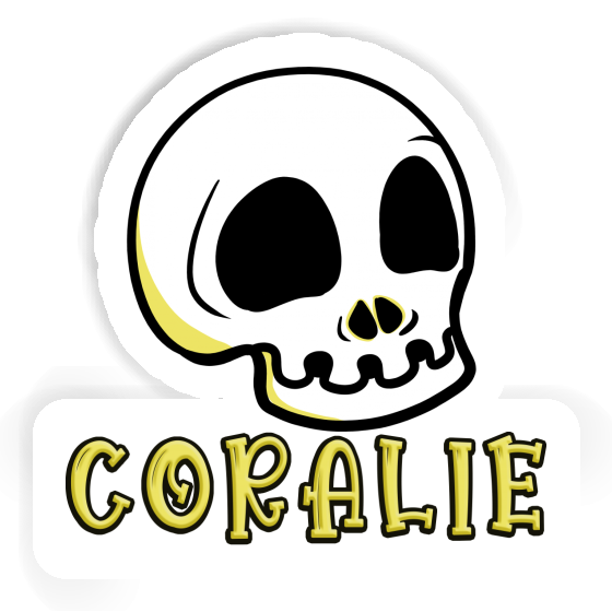 Coralie Sticker Totenkopf Laptop Image