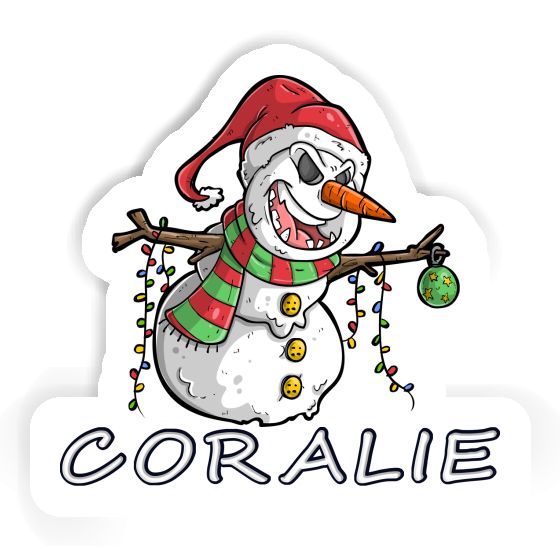 Sticker Snowman Coralie Image