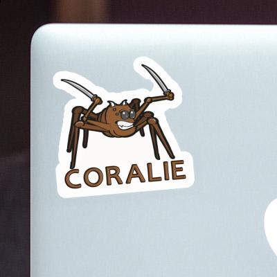 Fighting Spider Sticker Coralie Notebook Image