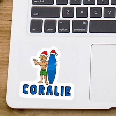 Christmas Surfer Sticker Coralie Gift package Image