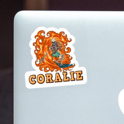 Sticker Surfer Coralie Image