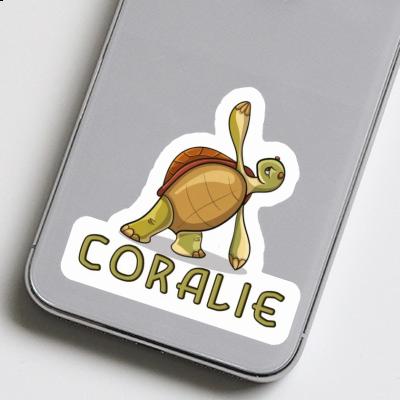 Sticker Coralie Yoga Turtle Gift package Image