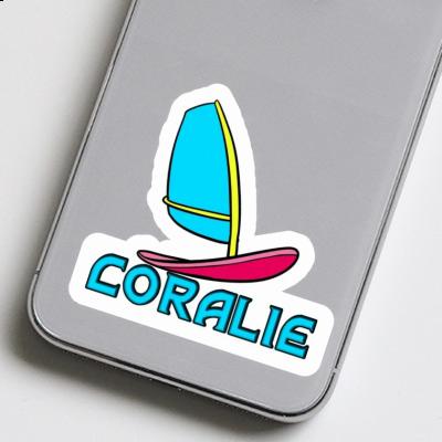 Coralie Sticker Windsurf Board Laptop Image