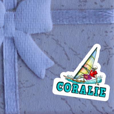 Sticker Coralie Surfer Notebook Image