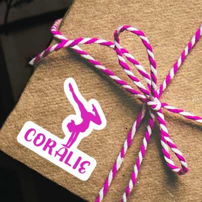 Sticker Coralie Yoga Woman Gift package Image