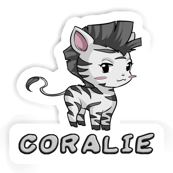 Zebra Sticker Coralie Laptop Image