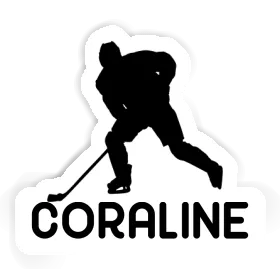 Ice hockey Stickers for Coraline