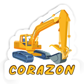 Corazon Sticker Excavator Image