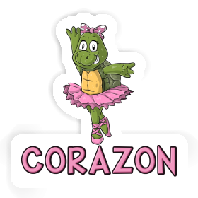 Corazon Autocollant Ballerine Image