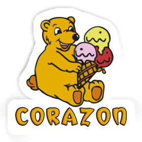 Sticker Corazon Bear Image