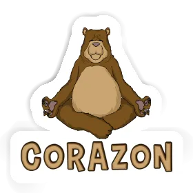 Corazon Sticker Yogi Image