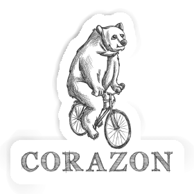 Sticker Bicycle rider Corazon Image