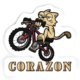 Sticker Bicycle Corazon Image
