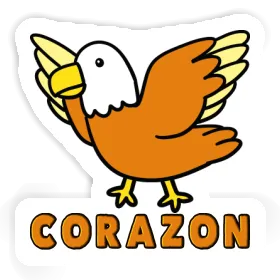 Corazon Sticker Bird Image