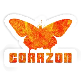 Corazon Aufkleber Sommervogel Image