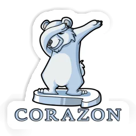 Bear Sticker Corazon Image