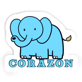 Autocollant Corazon Éléphant Image