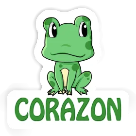 Frog Sticker Corazon Image
