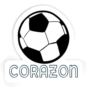 Ballon de foot Autocollant Corazon Image