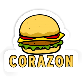 Sticker Corazon Cheeseburger Image