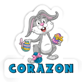 Easter Bunny Sticker Corazon Image