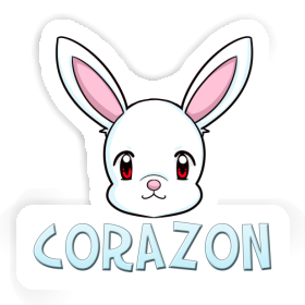 Corazon Sticker Hare Image