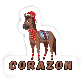 Corazon Sticker Horse Image