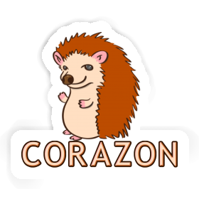 Hérisson Autocollant Corazon Image