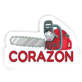 Sticker Chainsaw Corazon Image