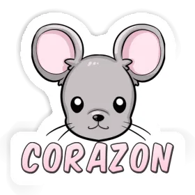 Sticker Corazon Mouse Image