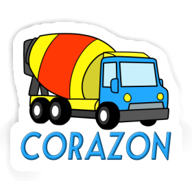 Corazon Sticker Mixer Truck Image