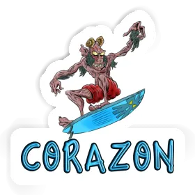 Aufkleber Corazon Wellenreiter Image
