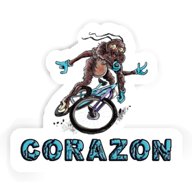 Autocollant Vététiste Corazon Image