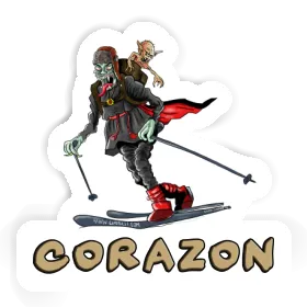 Corazon Sticker Telemarker Image