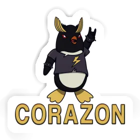 Corazon Autocollant Pingouin Image