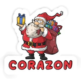 Autocollant Corazon Père Noël Image