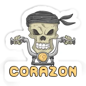 Autocollant Motocycliste Corazon Image