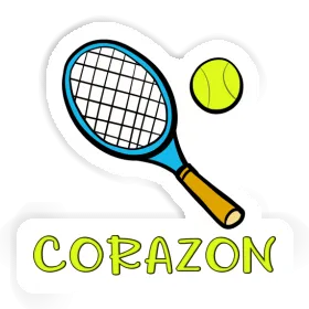 Raquette de tennis Autocollant Corazon Image