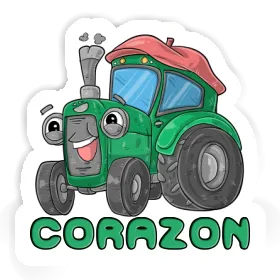 Autocollant Tracteur Corazon Image