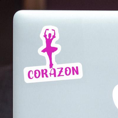 Corazon Autocollant Ballerine Notebook Image