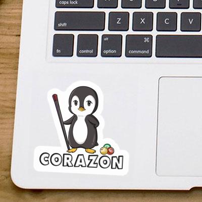 Autocollant Joueur de billard Corazon Notebook Autocollant Joueur de billard Corazon Notebook Image