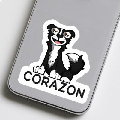 Autocollant Corazon Border Collie Laptop Image