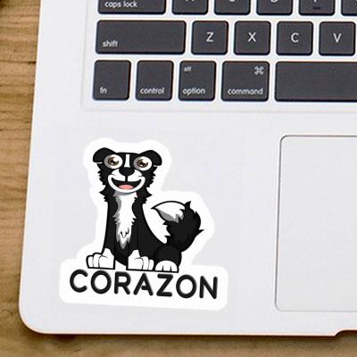 Border Collie Sticker Corazon Notebook Border Collie Sticker Corazon Gift package Image
