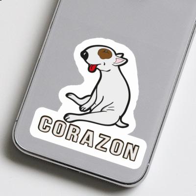 Bull Terrier Autocollant Corazon Notebook Bull Terrier Autocollant Corazon Notebook Image
