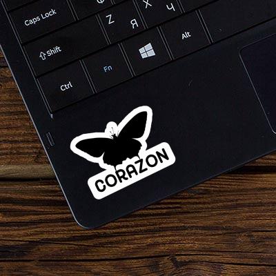 Corazon Autocollant Papillon Laptop Corazon Autocollant Papillon Laptop Image