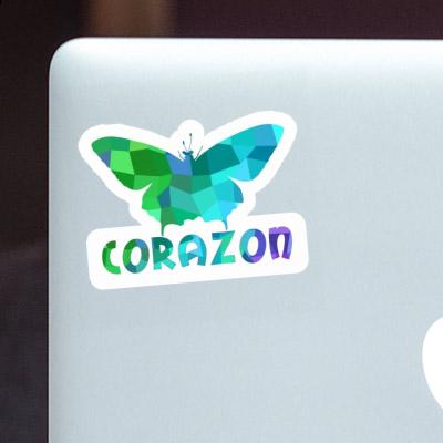 Corazon Aufkleber Schmetterling Corazon Aufkleber Schmetterling Image