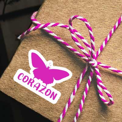 Autocollant Papillon Corazon Notebook Autocollant Papillon Corazon Gift package Image