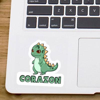 Corazon Aufkleber Dino Laptop Image