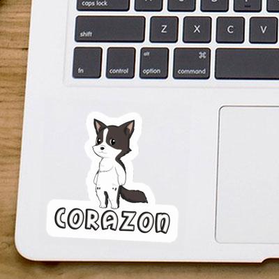 Aufkleber Border Collie Corazon Notebook Aufkleber Border Collie Corazon Gift package Image